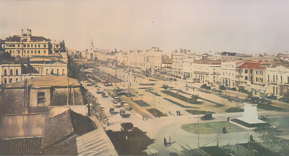 Foto restaurada y colorizada